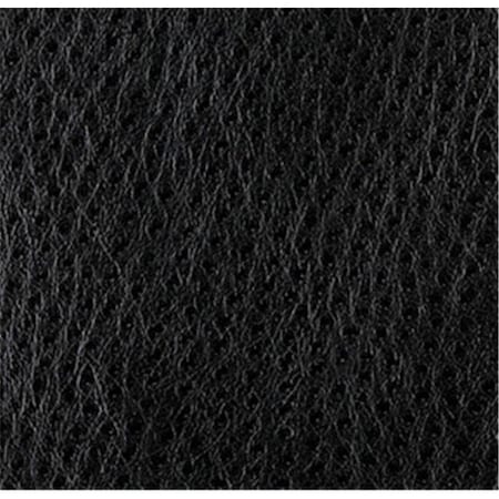 Fine-Line 54 in. Wide Black; Smooth Emu Upholstery Faux Leather FI1195